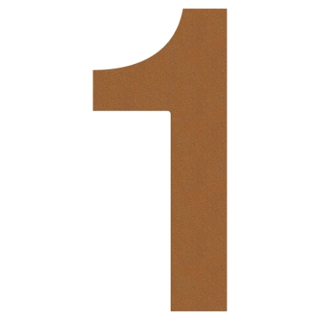 huisnummer ''1'' Okerbruin