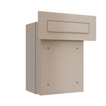 Doorvoerwandbrievenbus Dante in Beige