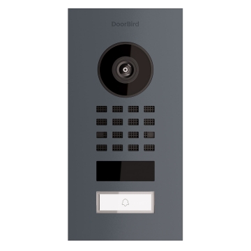Inbouwdeurintercom Smart-IN Doorbird D1101V in antraciet