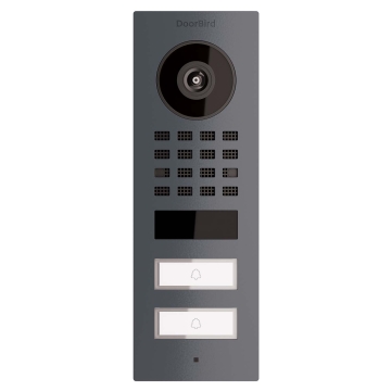Opbouw deurintercom Smart-ON for TWO Doorbird  D1102V  in antraciet