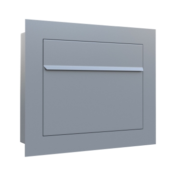 Verborgen Brievenbus Sora Grijs Metallic