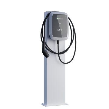 VW StationMaster laadstation met bodemplaat in wit