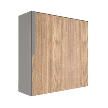 Brievenbus Porto in Grijs Metallic met HPL-front