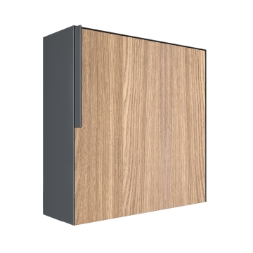 Brievenbus Porto Anthracite met HPL-front