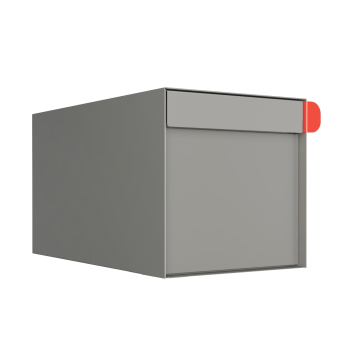 Brievenbus Big Americano in Grijs metallic