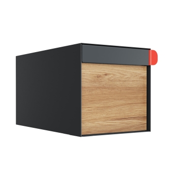 Brievenbus Big Americano Anthracite met HPL-front
