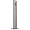 Intercomsysteem met standaard + bodemplaat met Keypad module Smart Doorbird D1101KV  in RVS-look