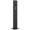 Intercomsysteem met standaard + bodemplaat met Keypad module Smart Doorbird D1101KV in grafiet zwart