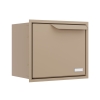 Inbouwbrievenbus met Pakketvak Eindhoven in Beige
