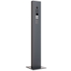 Intercomsysteem met standaard + bodemplaat en Keypad Smart for Two Doorbird D1102KV  in antraciet