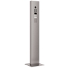 Intercomsysteem met standaard + bodemplaat en Keypad Smart for Two Doorbird D1102KV  in RVS-look