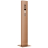 Intercomsysteem met standaard + bodemplaat en Keypad Smart for Two Doorbird D1102KV  in Bronzen uits