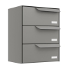 Brievenbus unit Amsterdam for Three in grijs