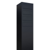 Brievenbus unit Monolith for Four in Zwart
