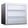 Postkastsysteem Cube voor drie RVS