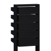 Brievenbus unit Stairs for Five in Zwart