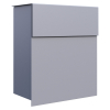 Brievenbus Alto in Grijs metallic