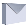 Brievenbus Letter Wit met RVS inwerpklep