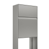 Vrijstaande brievenbus Leon in Grijs Metallic