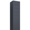 Brievenbus unit Monolith for Four in Antraciet