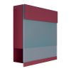 Brievenbus Manhattan Special Blue in Rood 