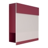 Brievenbus Manhattan Special White in Rood 