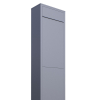 Vrijstaande brievenbus Big Box in Grijs Metallic