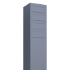 Brievenbus unit Monolith for Four in Grijs Metallic