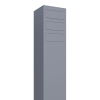 Brievenbus unit Monolith for Three in Grijs Metallic