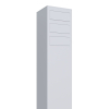 Brievenbus unit Monolith for Three in Wit