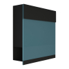 Brievenbus Manhattan Special Blue in Zwart 