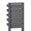 Brievenbus unit Stairs for Five in Grijs Metallic