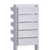 Brievnbus unit Stairs for Five in Wit