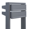 Brievenbus unit Stairs for Two in Grijs Metallic