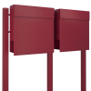 Brievenbus unit Manhattan for Two in Rood