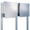 Brievenbus unit Manhattan for Two in RVS