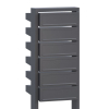 Brievenbus unit Stairs for Six in Grijs Metallic