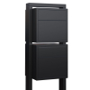 Brievenbus unit Soprano for Two in Zwart