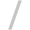 Teken slash ''/'' Lichtgrijs