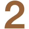 huisnummer ''2'' Okerbruin