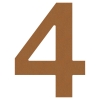huisnummer ''4'' Okerbruin