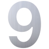 huisnummer ''9'' RVS