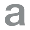 Letter ''a'' Grijs Mettallic