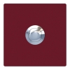 Deurbel quadraat Rood