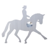 Deurbel dressuurpaard RVS