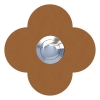 Deurbel bloem Okerbruin