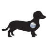 Deurbel Hond ''Charly'' Zwart