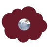 Deurbel wolk Rood
