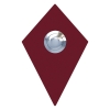 Deurbel diamant Rood