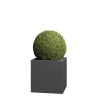 Bloempot Kubus Medium in Anthracite